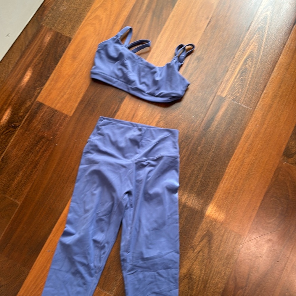 Matching balance athletica blue set